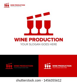 CINEMA WINE PRODUCTION MOVIE MEDIA RECORDING PRODUCTION LOGO TEMPLATE