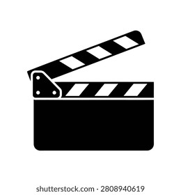 Cinematic slate ready for production use. Essential tool for film making and media projects. Ideal scene setup.