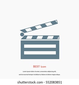 cinematography cinema icon, flat design best vector icon