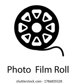 cinematography glyph icon isolated on white background 