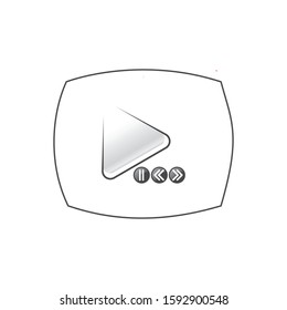 cinematography icon logo design template