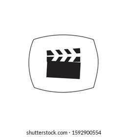 cinematography icon logo design template
