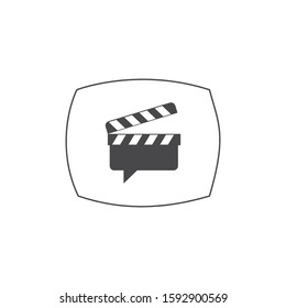 cinematography icon logo design template