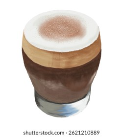 Cinnamon Cappuccino Cafe Latte Coffee Beverage Dessert