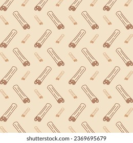 Patrón colorido de canela hermosa ilustración vectorial de fondo