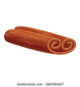 Cinnamon cooking icon. Cartoon of cinnamon cooking vector icon for web design isolated on white background