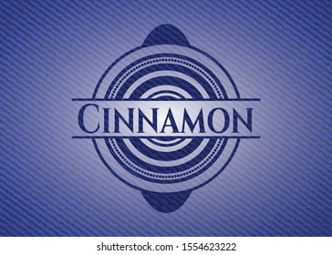 Cinnamon denim background. Vector Illustration. Detailed.