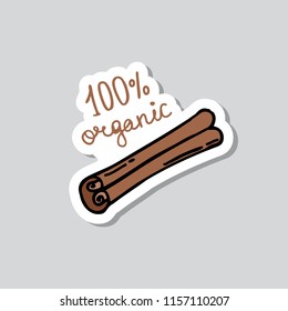 cinnamon doodle sticker icon