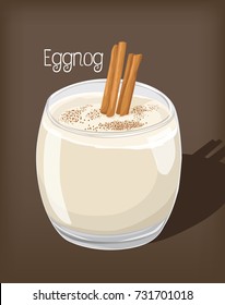 Cinnamon Eggnog Vector