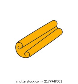 cinnamon icon in color, isolated on white background 