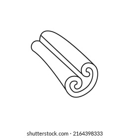 cinnamon icon in line style icon, isolated on white background