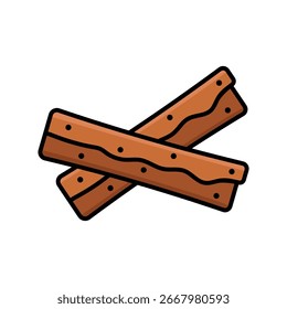 cinnamon icon vector design template simple and clean