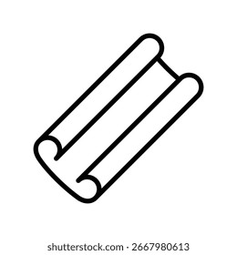 Plantilla de diseño de Vector de icono de canela simple y limpia
