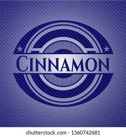 Cinnamon with jean texture