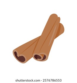 Cinnamon, Kitchen Vector Illustration Isolated