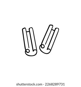 Cinnamon Line Style Icon Design