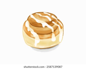 It is a cinnamon roll. 