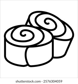 Cinnamon Roll Icon Element For Design