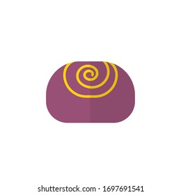 icono de canela Icono vectorial ilustración de estilo plano. aislado sobre fondo blanco