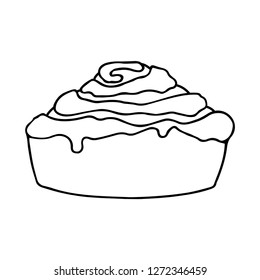 Cinnamon roll logotype