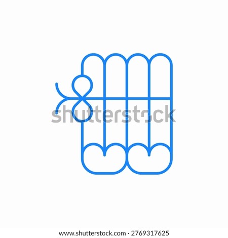 cinnamon spice icon sign vector