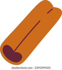Cinnamon Spice Stick Vector Illustration