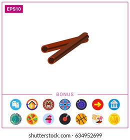 Cinnamon stick icon