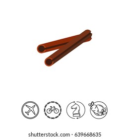Cinnamon stick icon