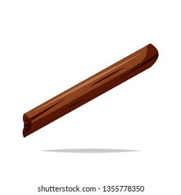 Cinnamon stick vector isolated illustration