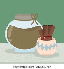 cinnamon sticks and scent design