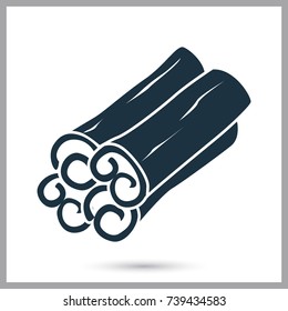 Cinnamon sticks simple icon