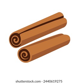 Cinnamon Sticks Vector Graphic Illustration