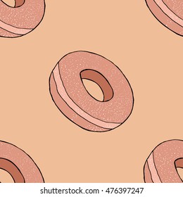 cinnamon sugar donut pattern