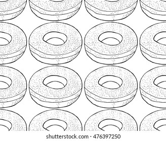 cinnamon sugar donut pattern