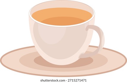 Taza de té de canela, té de hierbas.