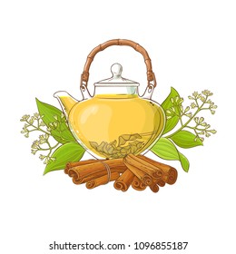 cinnamon tea illustration