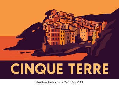 A região de Cinque Terre, na Itália, oferece vistas deslumbrantes de suas coloridas vilas de encostas empoleiradas na costa, situadas contra o Mar Mediterrâneo