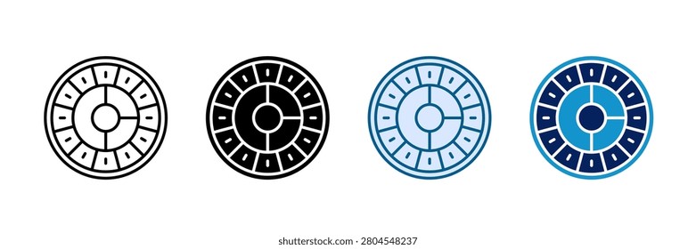 Cipher Icon Set Multiple Style Collection