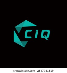 CIQ creative minimalist letter logo. CIQ unique vector initials alphabet letter logo design 
