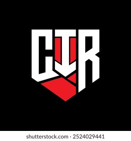CIR letter logo abstract design. CIR unique design. CIR.
