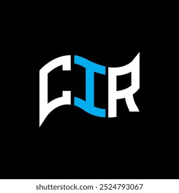 CIR logo design, CIR simple and modern logo. CIR luxurious alphabet design  
