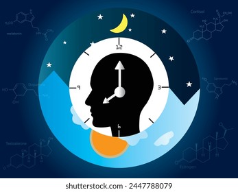 The circadian rhythms are controlled by circadian clocks or biological clock these clocks tell our brain when to sleep, tell our gut when to digest and control our activity in several day.