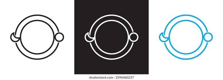 Circadian rhythms icon. Vector illustration. isolated on white and black background. EPS 10