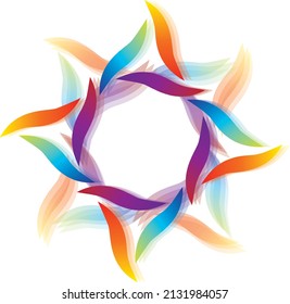 Circal abstract vector banners. Flat geometric shapes of different colors with Memphis design style. Template ready for use in web or print design.