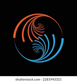 PLANTILLA DE DISEÑO GRÁFICO DE CIRCEL LOGO