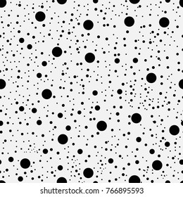 circile dots black
