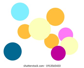 Circlar shape on a white background.
