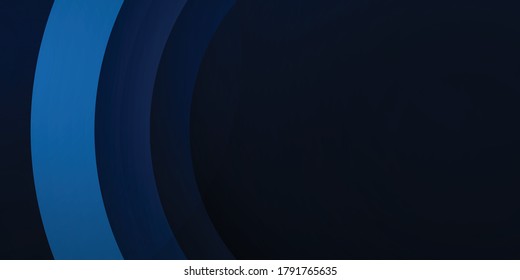 Fondo de metal azul abstracto en 3D de círculo. Diseño de ilustraciones vectoriales para presentación, banner, portada, web, volante, tarjeta, afiche, fondo de pantalla y mucho más