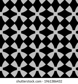 circle with 3D effect seamless pattern in black background. Free vector