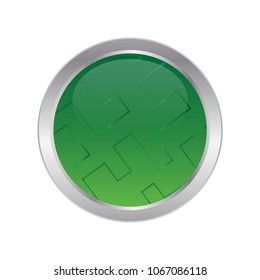 circle 3d icon graphic design template